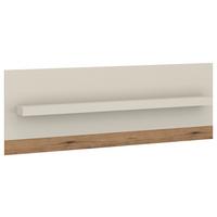 Etajeră de perete LIGHTNING - cașmir/culoare lemn stejar, Modern, material pe bază de lemn (200/71,5/19,2cm) - Modern Living