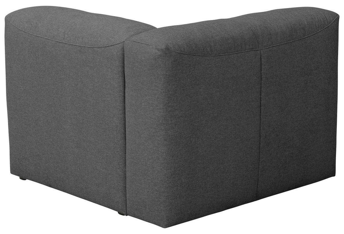 SOFAELEMENT LENA - Anthrazit, Design, Kunststoff/Textil (100/73/100cm) - Max Winzer