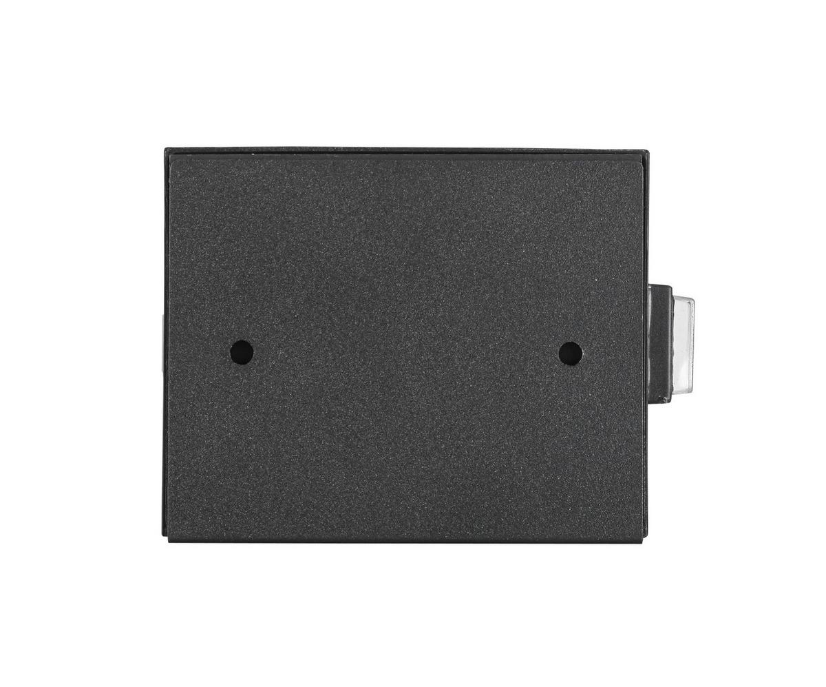LED-Wandleuchte Hero 1 Schwarz max. 3 Watt - Schwarz, MODERN, Kunststoff/Metall (10,28/10,1/8,05cm) - Mömax