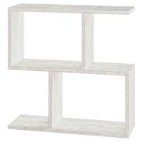 Beistelltisch Homemania ca. 60x20x60 cm Weiß/Eiche - Eichefarben/Weiß, Design, Holzwerkstoff (60cm) - Livetastic