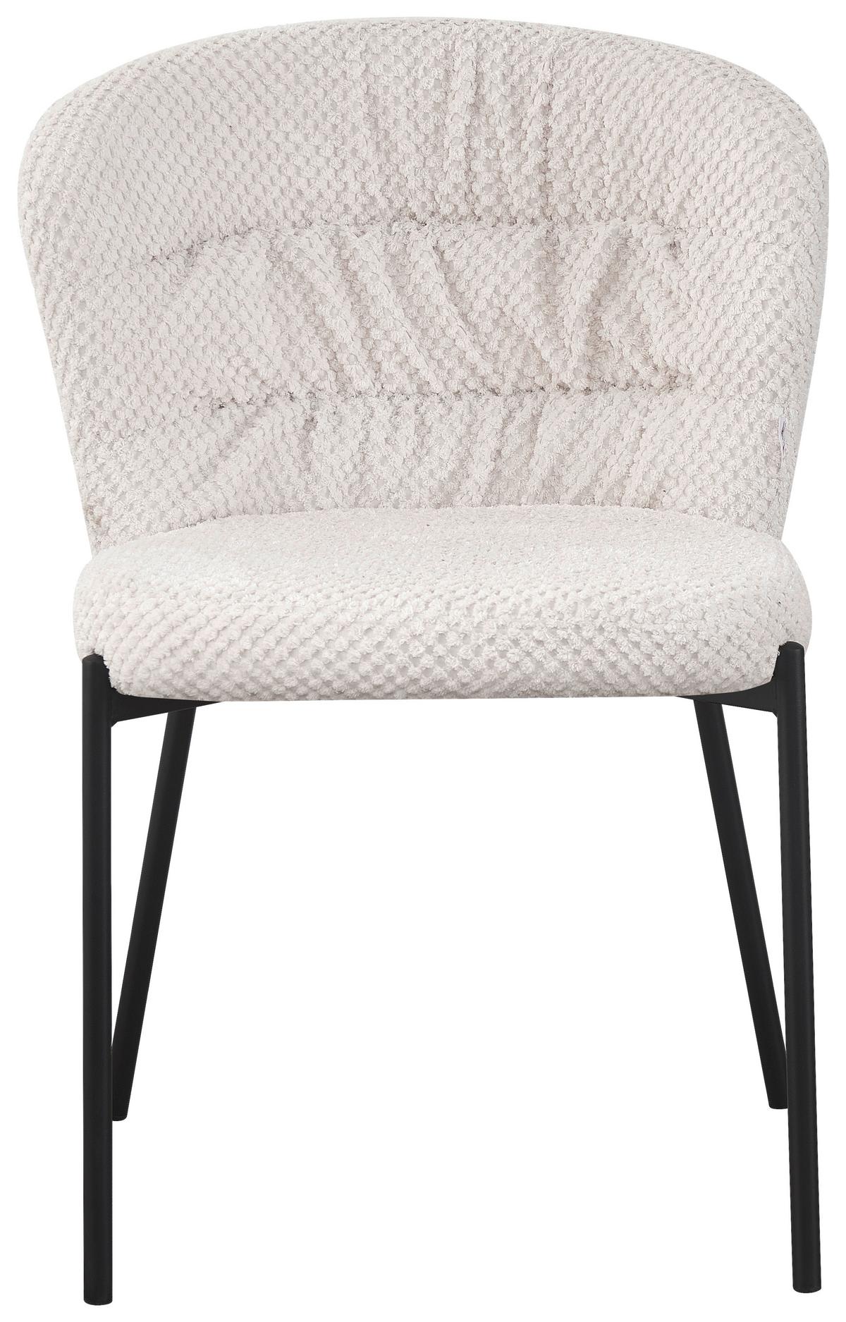 Stuhl Emily Beige - Beige/Schwarz, Lifestyle, Holz/Textil (55/79/59cm) - Mömax