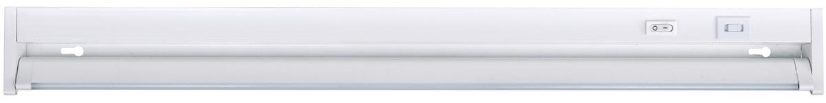 Lichtleiste max. 8 Watt - Weiß, Basics, Kunststoff (55,6/2,4/6,1cm)