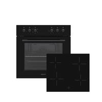 Herdset HS6003 4 Kochzonen - Schwarz, Metall (60cm) - Sistant