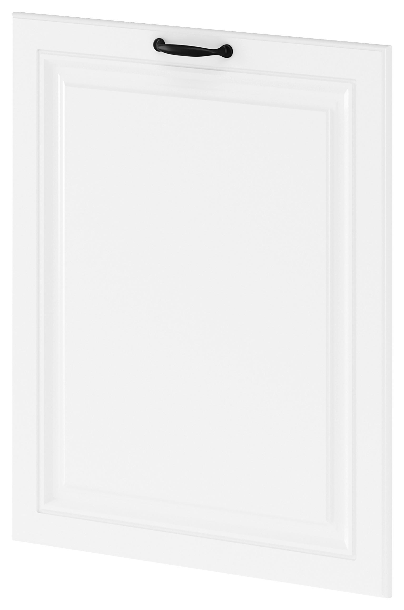 Fogantyú Michelle - fehér, Modern, faalapú anyag (60/71/1,6cm)