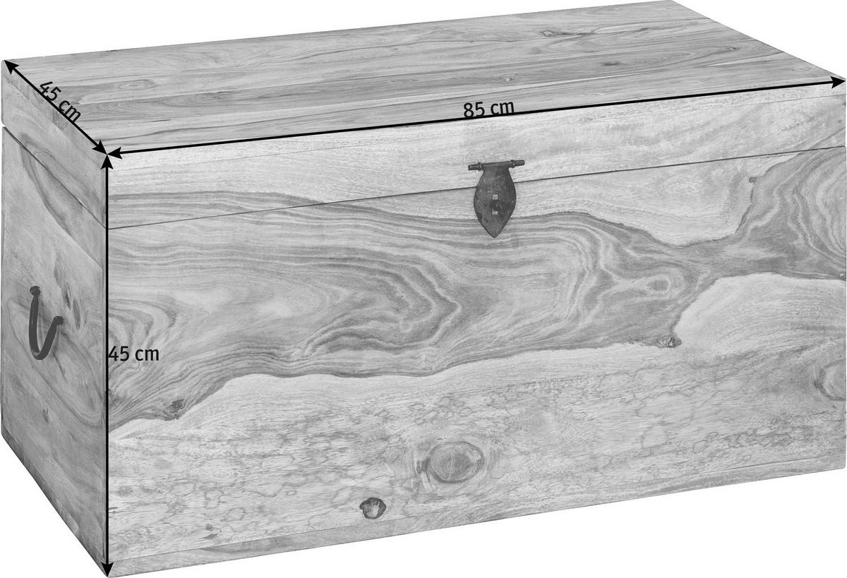 SKRZYNIA INKA II - kolor naturalny, Lifestyle, drewno (85/45/45cm) - Landscape