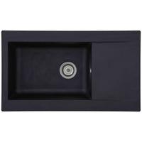 Pomivalno Korito Denver, 86x50cm - črna, Trend, kamen/umetna masa (86/20/50cm) - Respekta