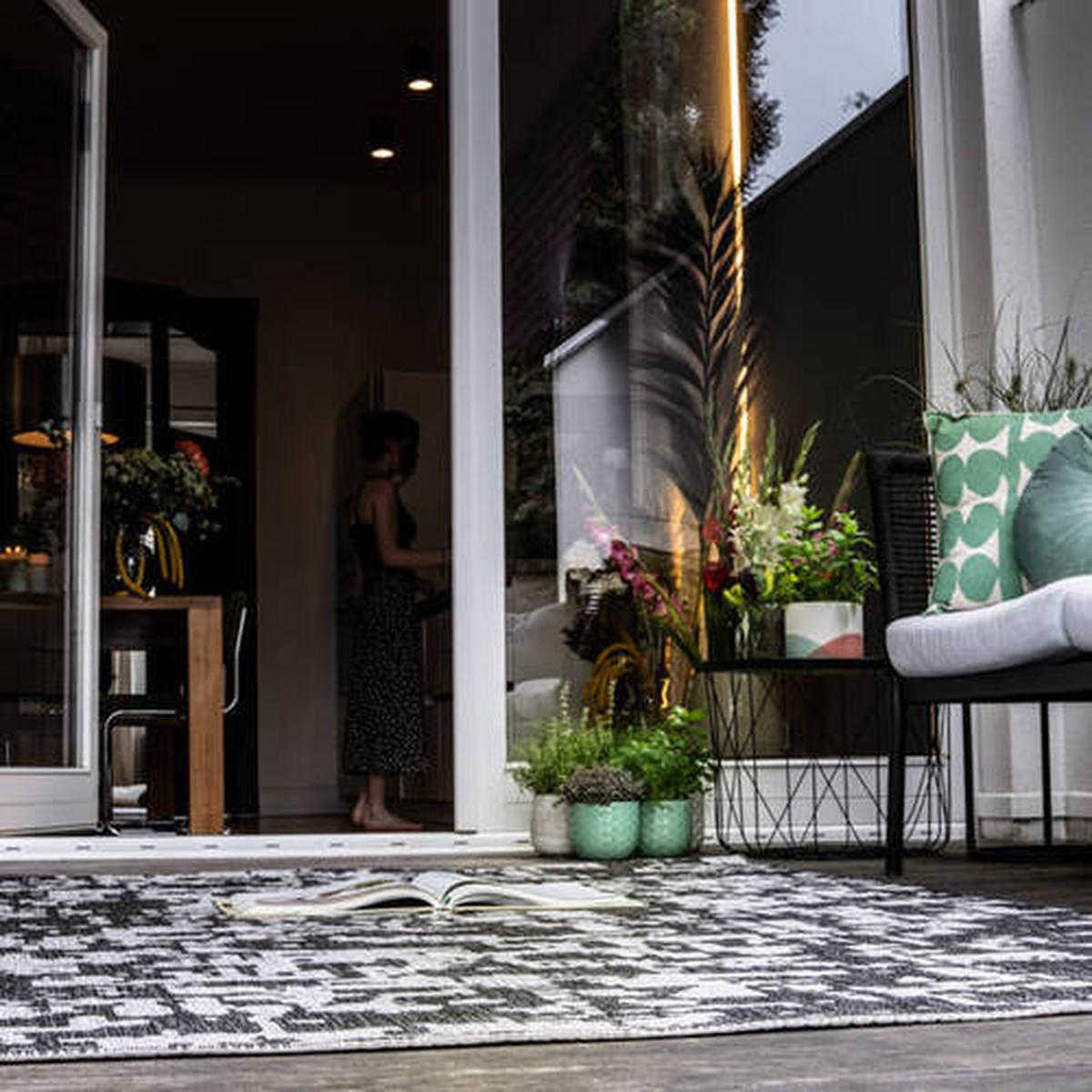 Flachwebeteppich My Tallinn 542 - Grau, Design, Textil (200/290cm)