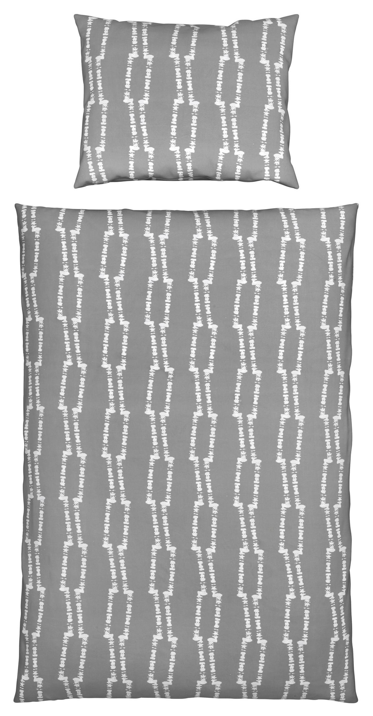 BETTWÄSCHESET LINUS - Grau, Modern, Textil (160/210cm) - Modern Living
