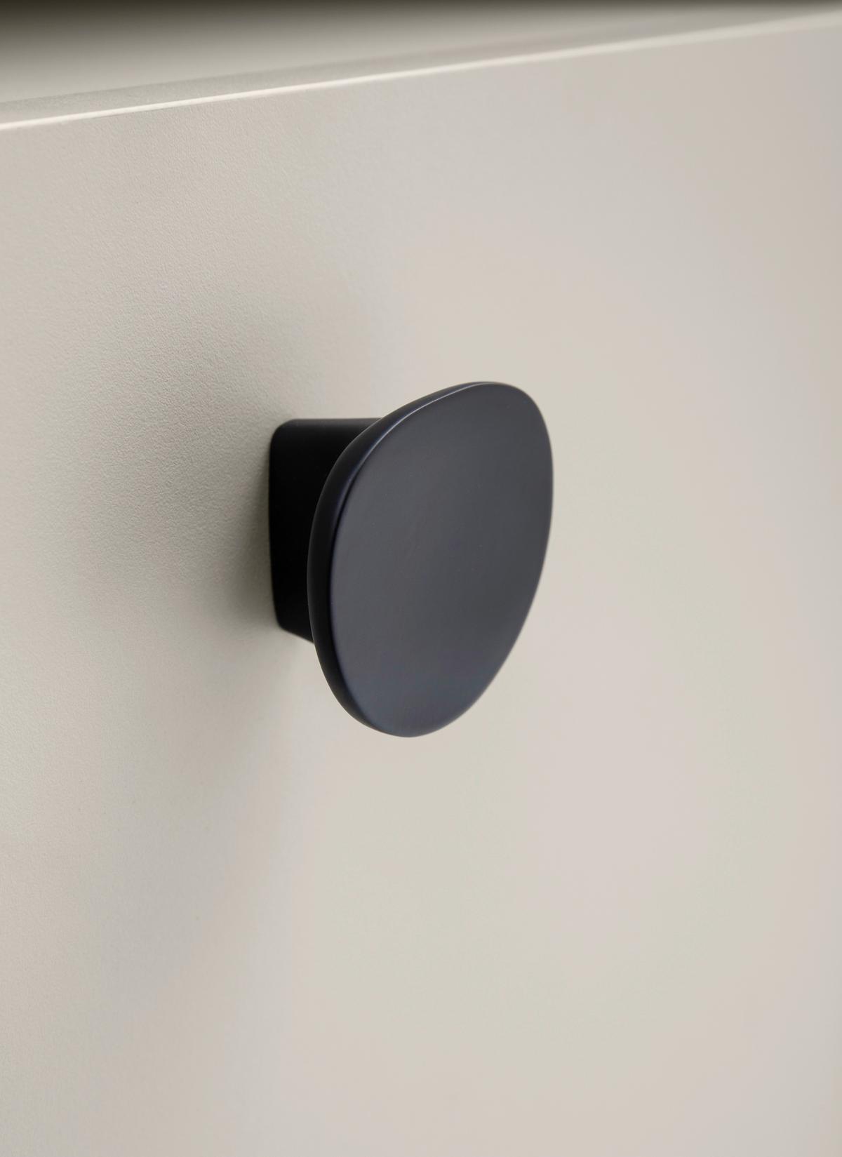 Waschbeckenunterschrank Edda Creme/Beige/Schwarz - Beige/Creme, MODERN, Holzwerkstoff (65,1/59,1/33,0cm) - MID.YOU