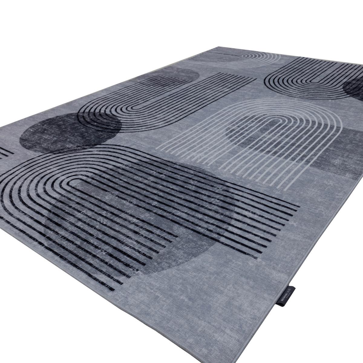 Flachwebeteppich Visionary 126 Grau 120x170 - Grau, Basics, Textil (120/170cm) - Kayoom