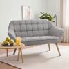 2-SITS SOFFA MONIQUE - grå, Modern, trä/textil (127/76/74,5cm) - Bessagi Home