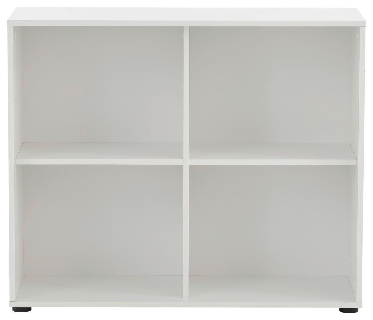 Aktenschrank U 1000 R Weiß ca. 100,1x83,6x41cm - Weiß, MODERN, Holzwerkstoff (100,1/83,6/41cm) - MID.YOU