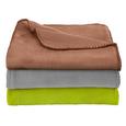 Fleecedecke Trixi 130x160cm - Braun/Grau, Textil (130/160cm) - Based Fleecedecke Trixi 130x160cm - Braun/Grau, Textil (130/160cm) - Based
