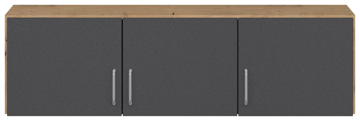 EXTENSIE DULAP AALEN - stejar Artisan/gri, material pe bază de lemn (136/39/54cm) - Modern Living