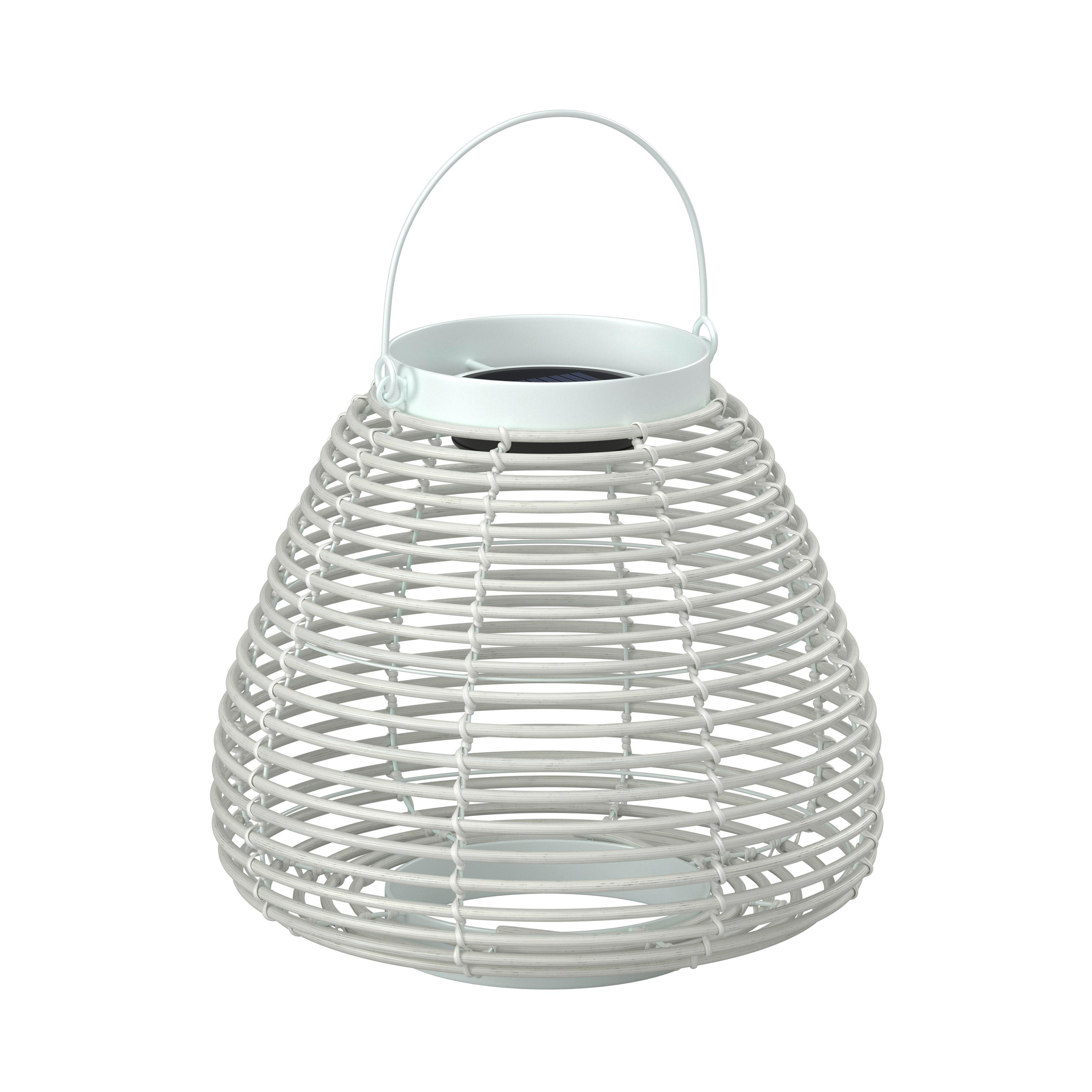 UTOMHUSLAMPA ANINA - vit, Modern, metall/plast (36/35/36cm) - Bessagi Garden