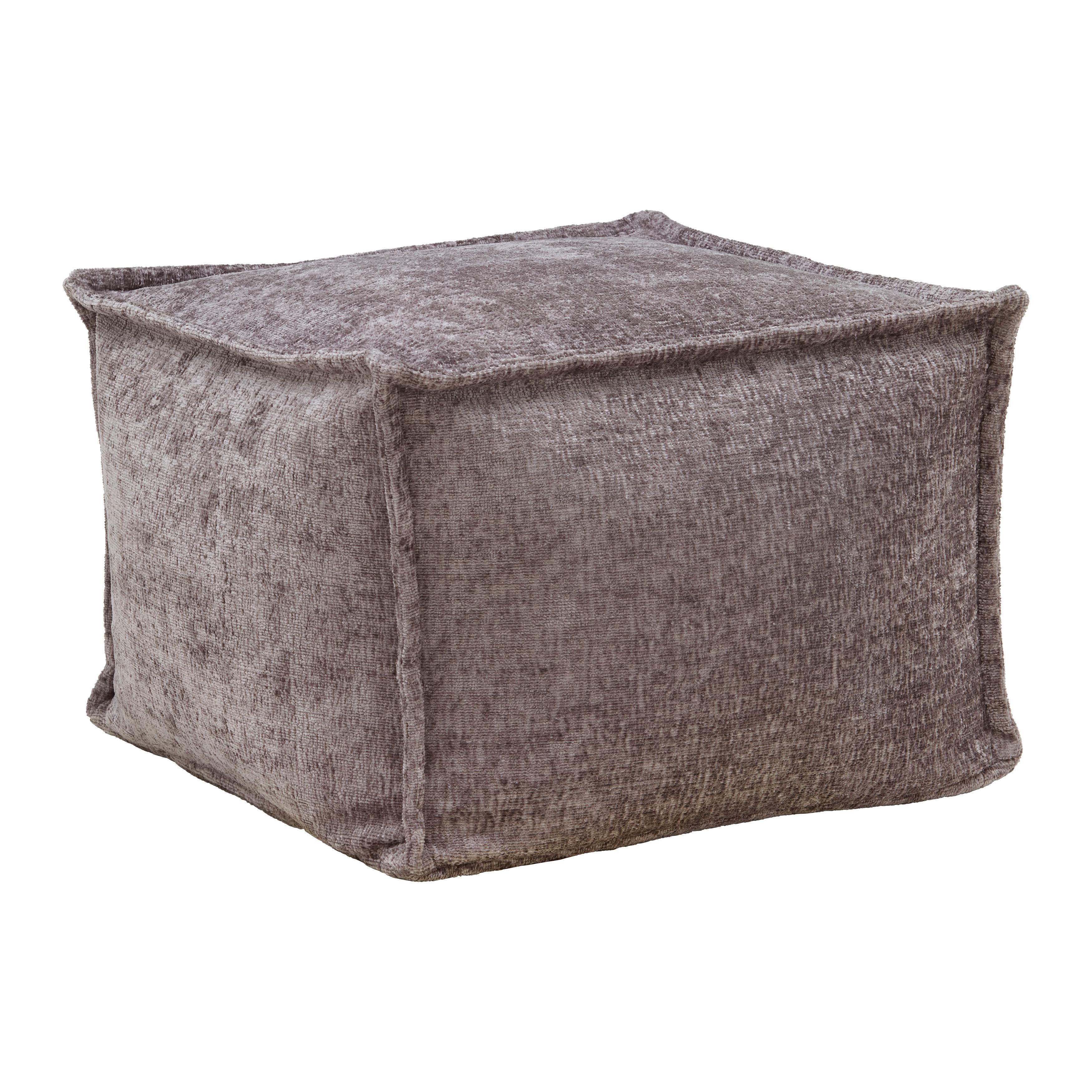 Hocker Cube Mega Grau - Grau, MODERN, Textil (70/40/70cm) - Mömax
