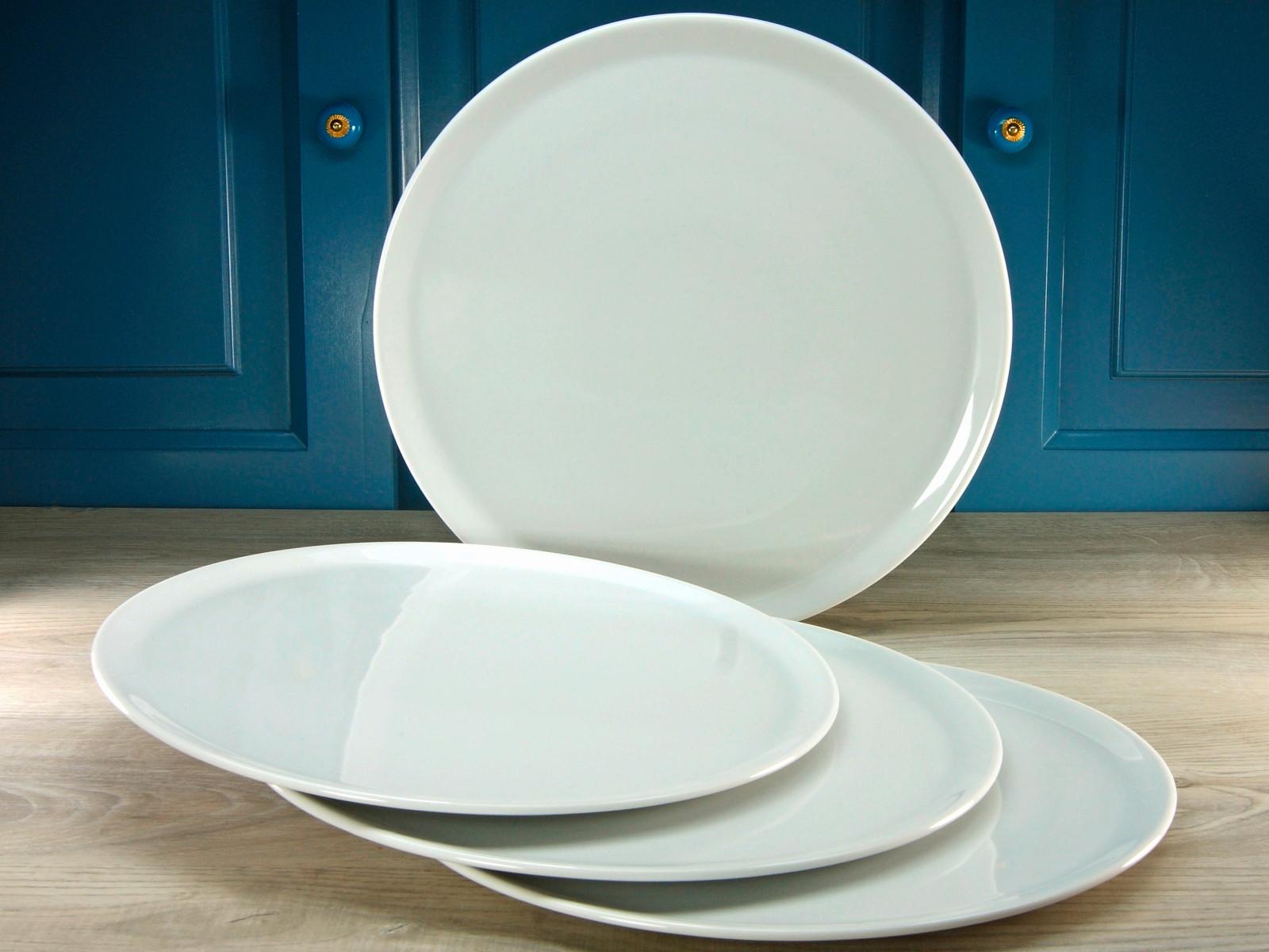 Set Krožnikov Za Pico Europa, 4-Delni - bela, keramika (33cm) - Creatable