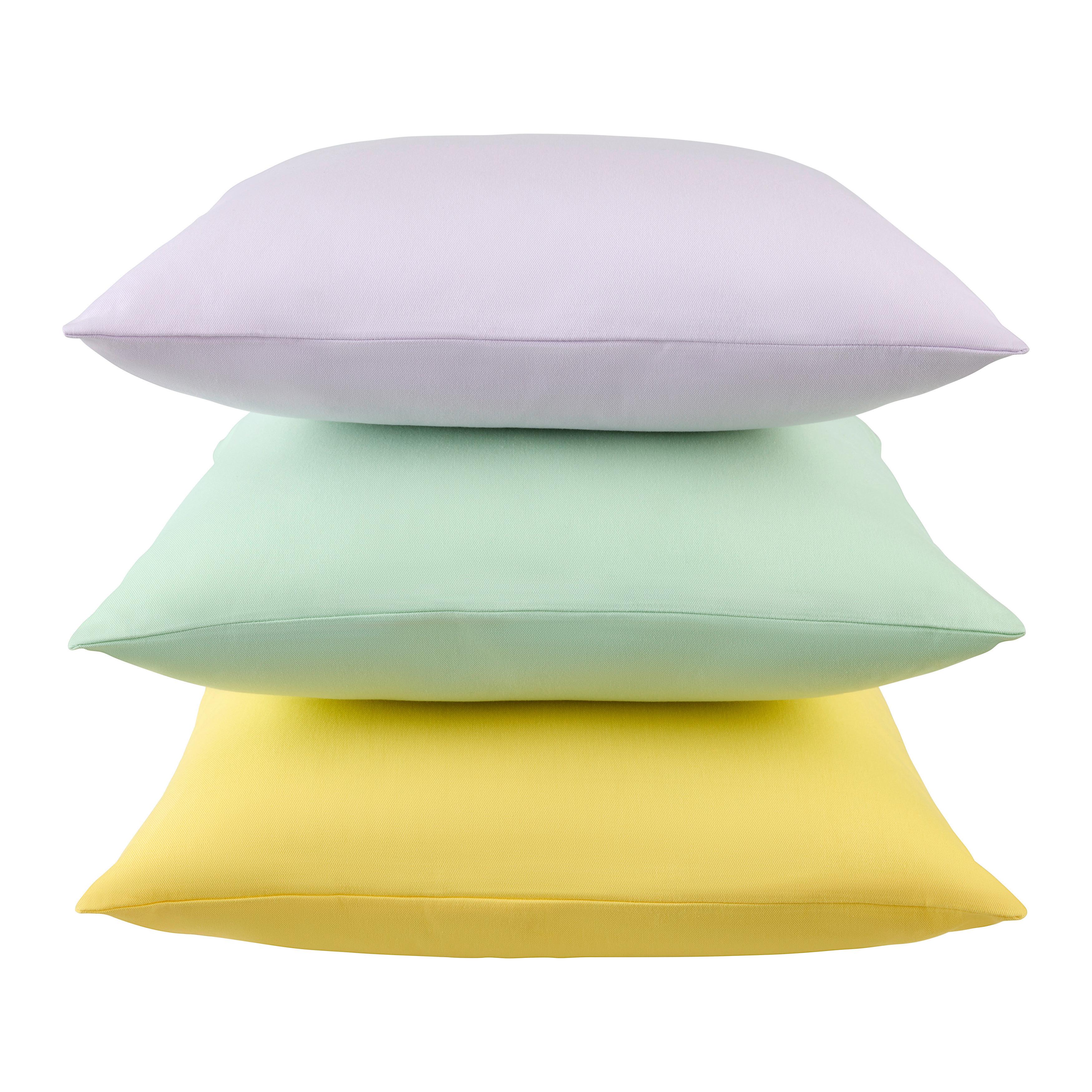 Díszpárna Poppy 45/45 - sárga, Konventionell, textil (45/45cm) - Mömax