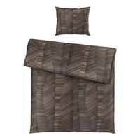 Bettwäscheset Elias - Schwarz, Romantik / Landhaus, Textil (160/210cm) - Modern Living