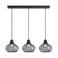 LAMPA WISZĄCA 333703116X MATEO - kolor rdzawy, Basics, metal (105/30/150cm) - Globo