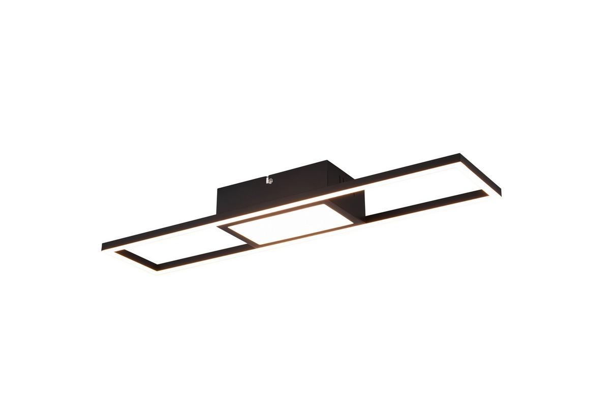 LED-Deckenleuchte Regido Schwarz max. 22 Watt - Schwarz, Design, Metall (13/60/6cm)