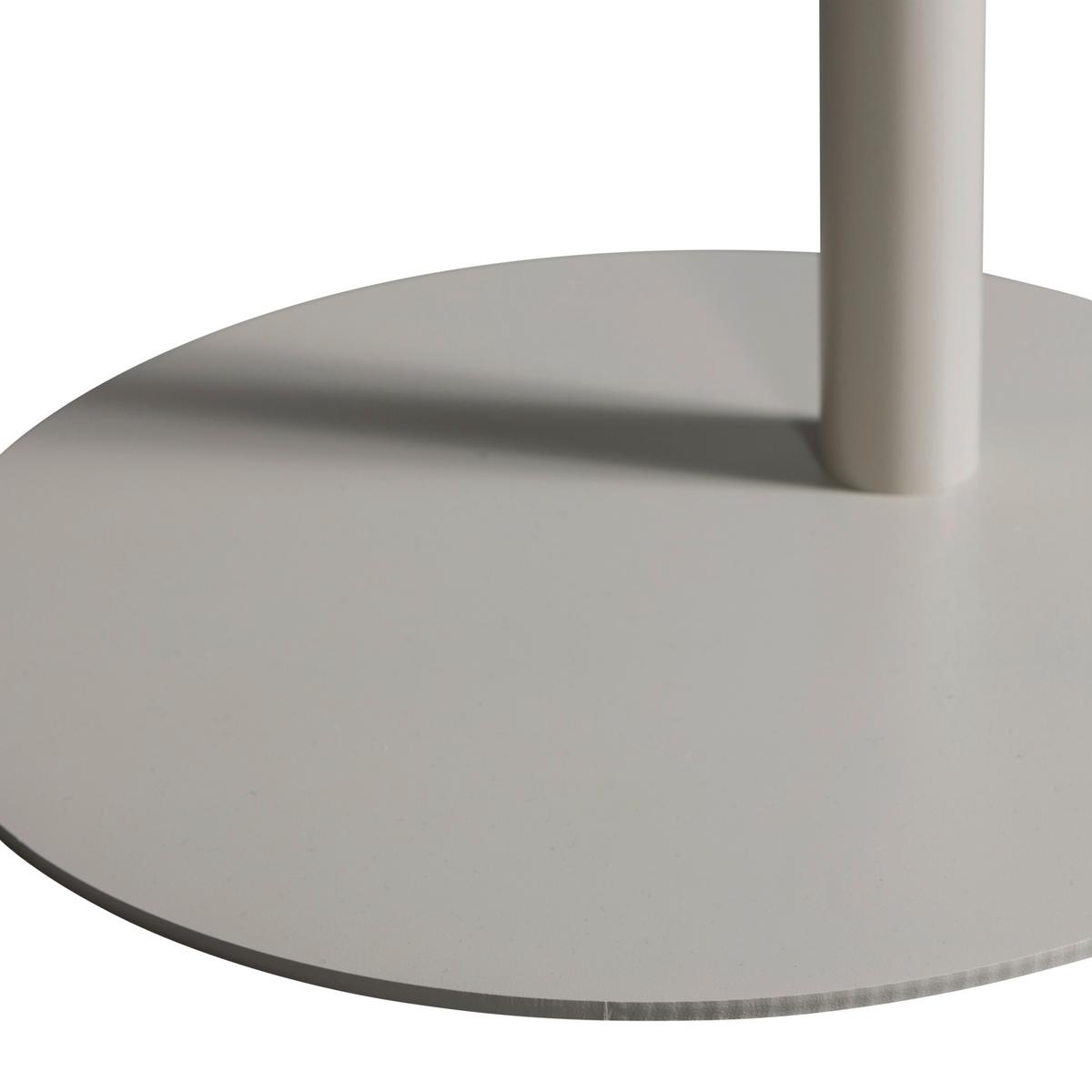 Beistelltisch Lia Hellgrau B: 38 cm - Hellgrau, Design, Metall (50/38/50cm) - Livetastic