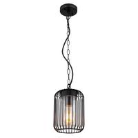 Zunanja Svetilka Nina, Črna - črna/prozorno, Design, kovina/umetna masa (16/75,5cm) - Globo