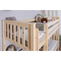 Etagenbett Holz Sammy ca. 90x200 cm - Naturfarben, MODERN, Holz (90/200cm) - Livetastic