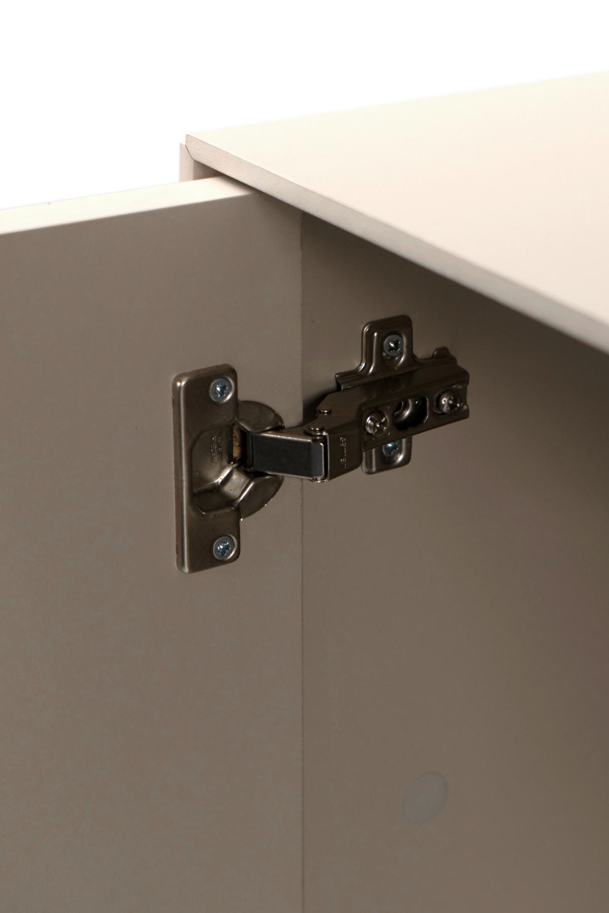 KOMODA NISKA SIVAS 57A LOWBOARD - kolor piaskowy, Design, materiał drewnopochodny/tworzywo sztuczne (160/62/37,5cm) - MID.YOU