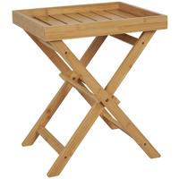 Masă auxiliară FELIX 2 - culoare natur, Modern, materiale naturale (46/55/40cm) - Modern Living