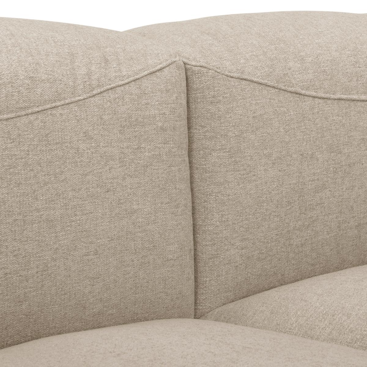 WOHNLANDSCHAFT LENA - Creme, Design, Kunststoff/Textil (250/350/235cm) - Max Winzer