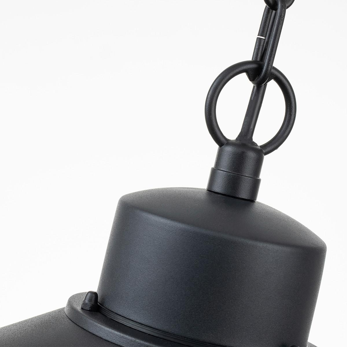 Kültéri Függőlámpa Copenhagen8-Bk - fekete, Konventionell, üveg/fém (22/25.1cm) - Elstead Lighting