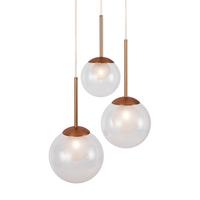 Pendelleuchte Basic Form Goldfarben max. 20 Watt - Goldfarben, Modern, Glas/Metall (40/64,1cm) - MAYTONI