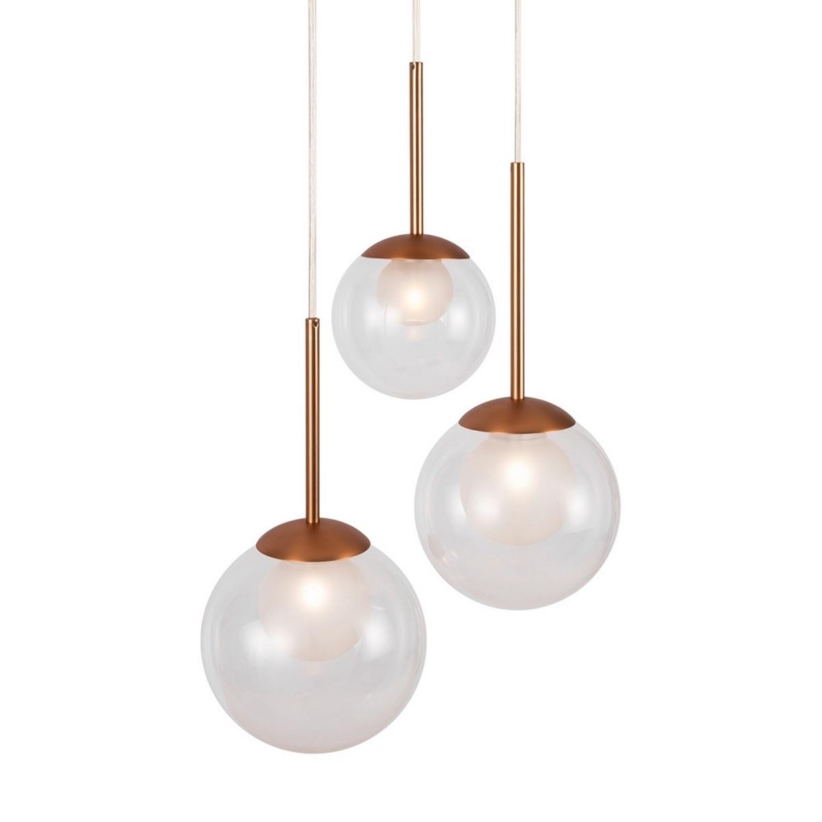 Pendelleuchte Basic Form Goldfarben max. 20 Watt - Goldfarben, Modern, Glas/Metall (40/64,1cm) - MAYTONI