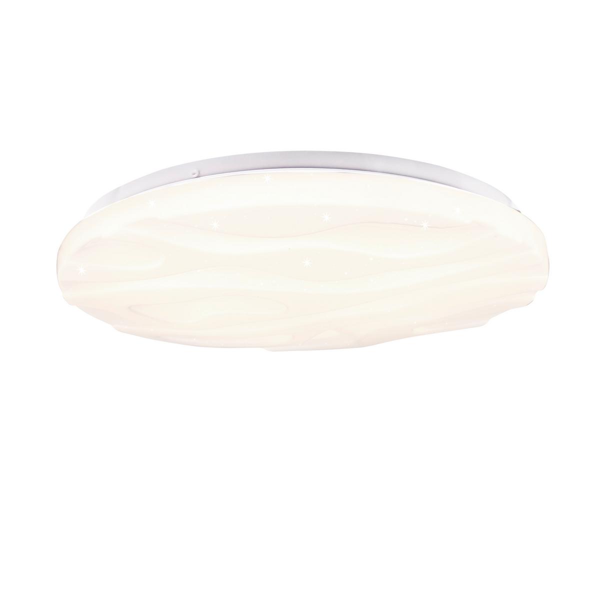 Led Stropna Svjetiljka Nevada - bijela, Konvencionalno, metal/plastika (29/29/6cm)