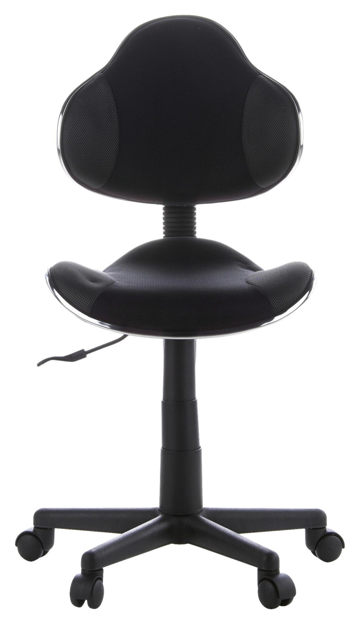 Jugenddrehstuhl kiddy GTI 2 ca.45x86-101x42cm Schwarz,Grau - Schwarz/Grau, Basics, Kunststoff (45/86-101/42cm) - MID.YOU