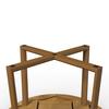 AUSZIEHTISCH MILEY - Eichefarben, MODERN, Holz (120-160/120/76cm) - Bessagi Home