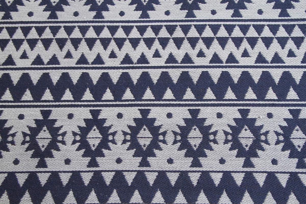 Flachwebeteppich Sunny 210 Blau 80cm X 150cm - Blau, Basics, Textil (80/150cm) - Kayoom