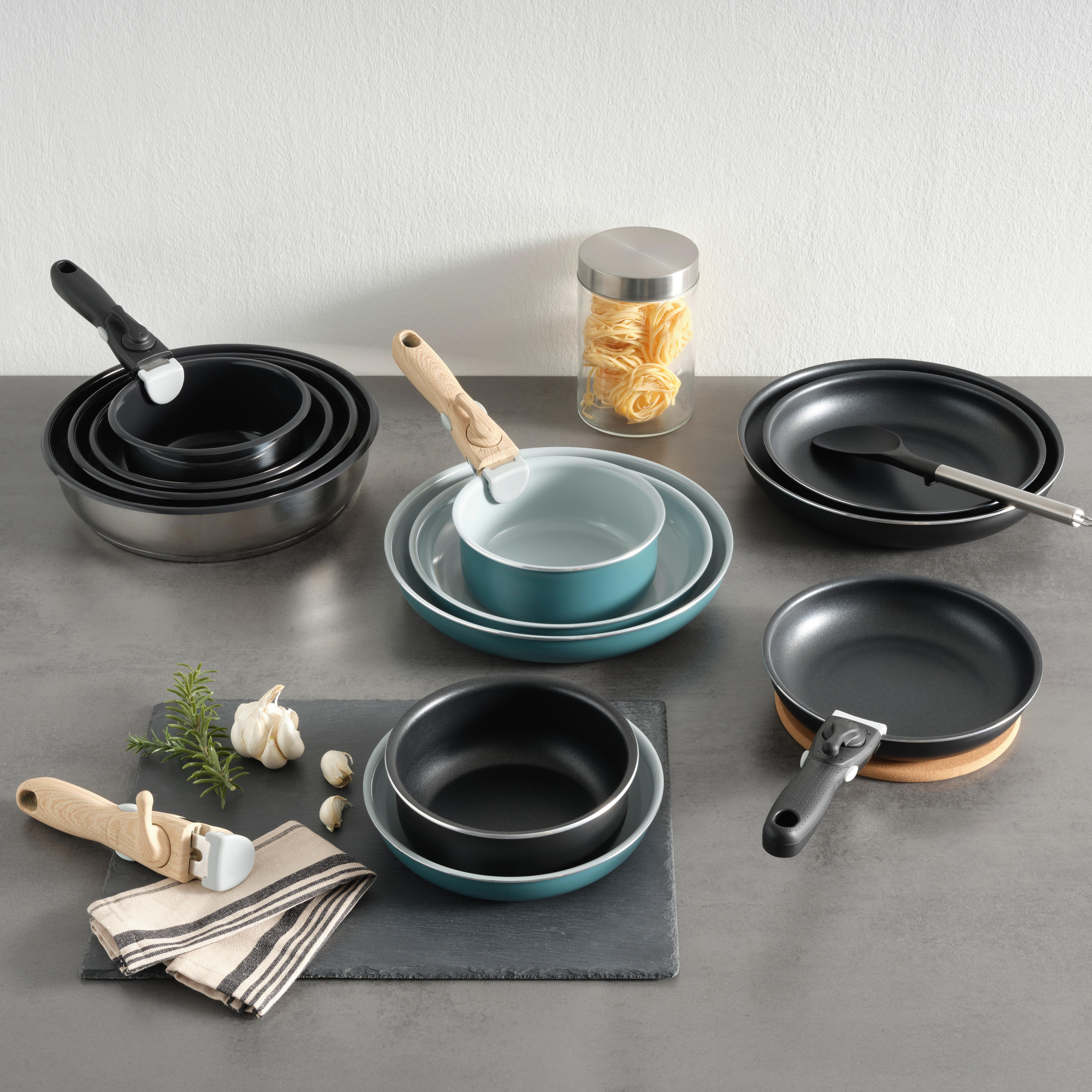 STEKPANNA CLICK & COOK - 20 CM - grön, Klassisk, metall (20/4,3cm) - Mömax