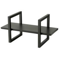 Dekotablett Quanto aus Eisen in Schwarz - Schwarz, LIFESTYLE, Metall (50/25/23cm)