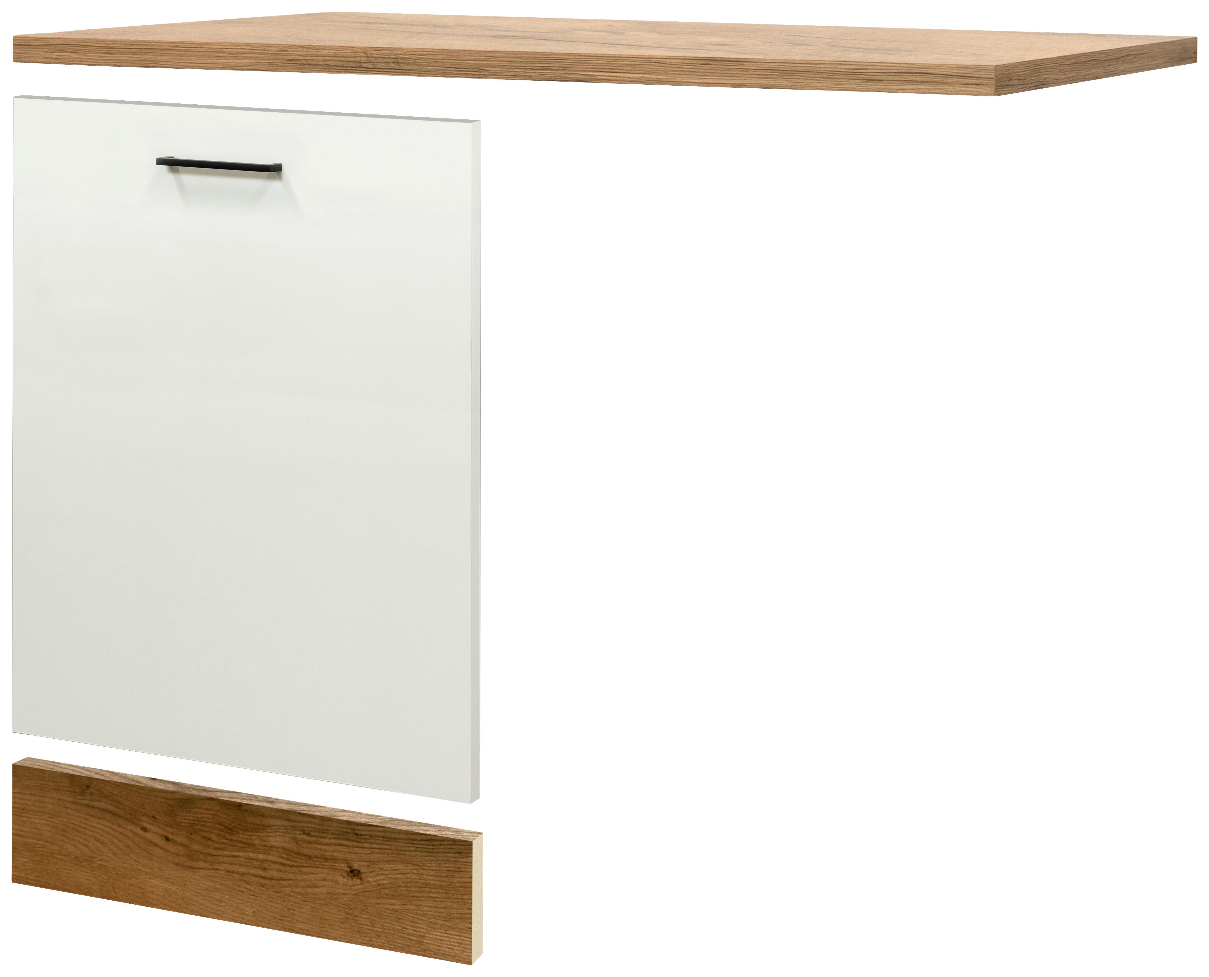 Geschirrspülerfront Eichefarben/Magnolie - Eichefarben/Magnolie, KONVENTIONELL, Holzwerkstoff (110/85/60cm) - FlexWell