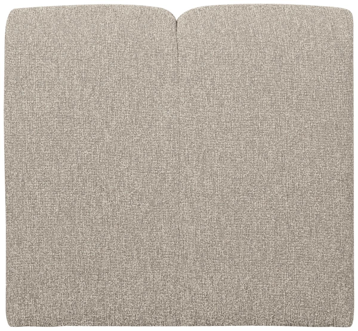 Sofaelement Mojo Beige B: 84cm - Beige/Schwarz, Design, Kunststoff/Textil (84/74/97cm) - Livetastic