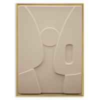 Slika Antonio - svetlo rjava/barve hrasta, umetna masa/leseni material (50/70cm) - Modern Living