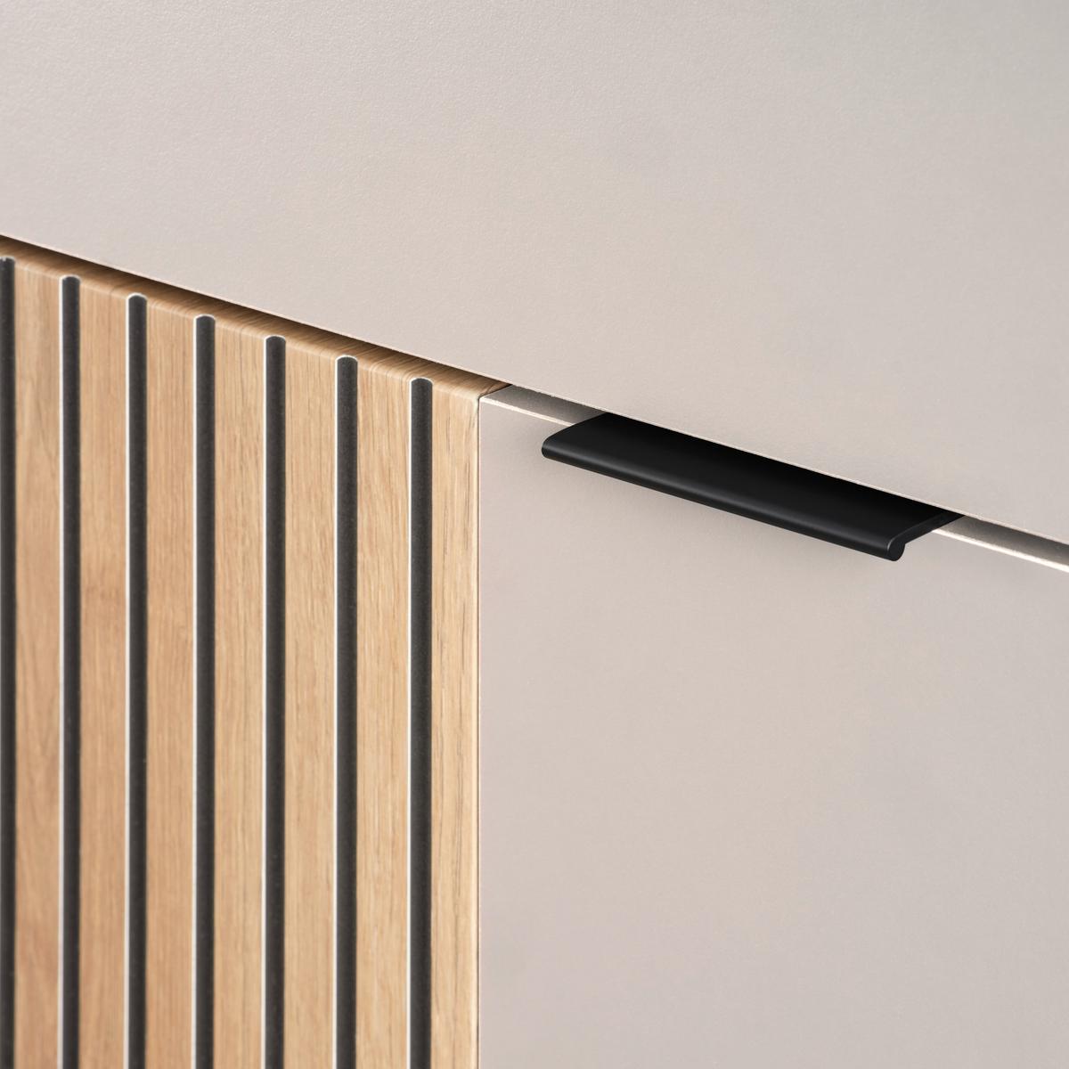 Komoda Clever - kašmir/boje hrasta, Moderno, drvni materijal/plastika (70/92/38cm) - Modern Living