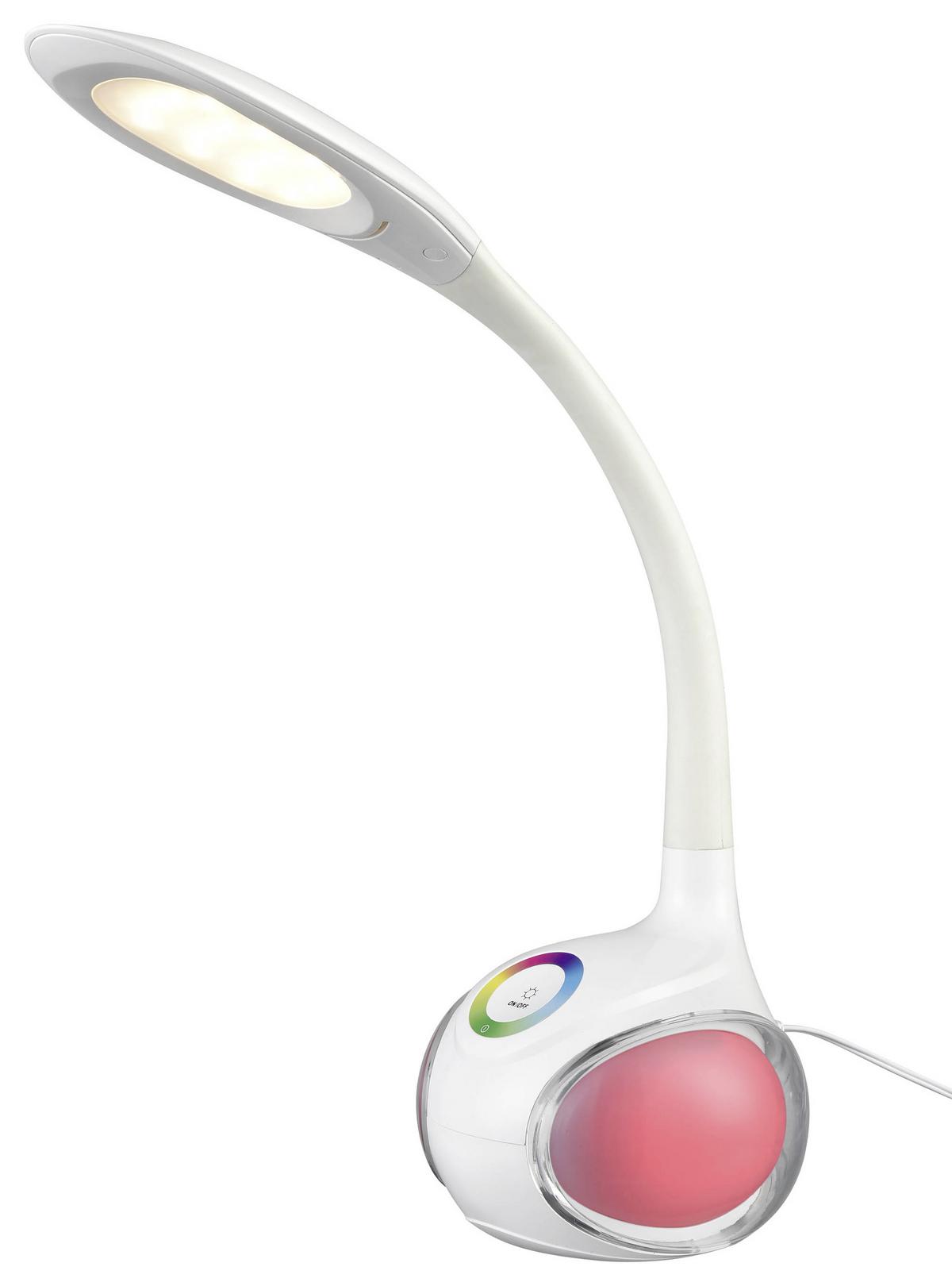 LED-Schreibtischleuchte Nihat max. 5 Watt - Weiß, Kunststoff (13,5/53cm) - Mömax