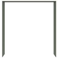 Díszkeret Paspt-214-Smg - sötétzöld, Basics, faalapú anyag (213,7/222,7/58,5cm)