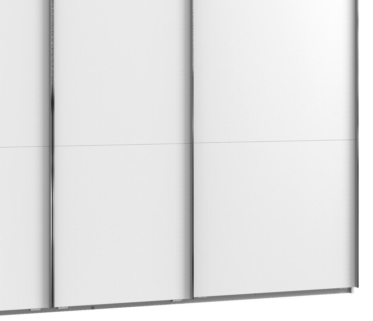 Ormar S Kliznim Vratima Level 36a - bijela/boje kroma, Basics, drvni materijal/metal (350/216/65cm) - Modern Living