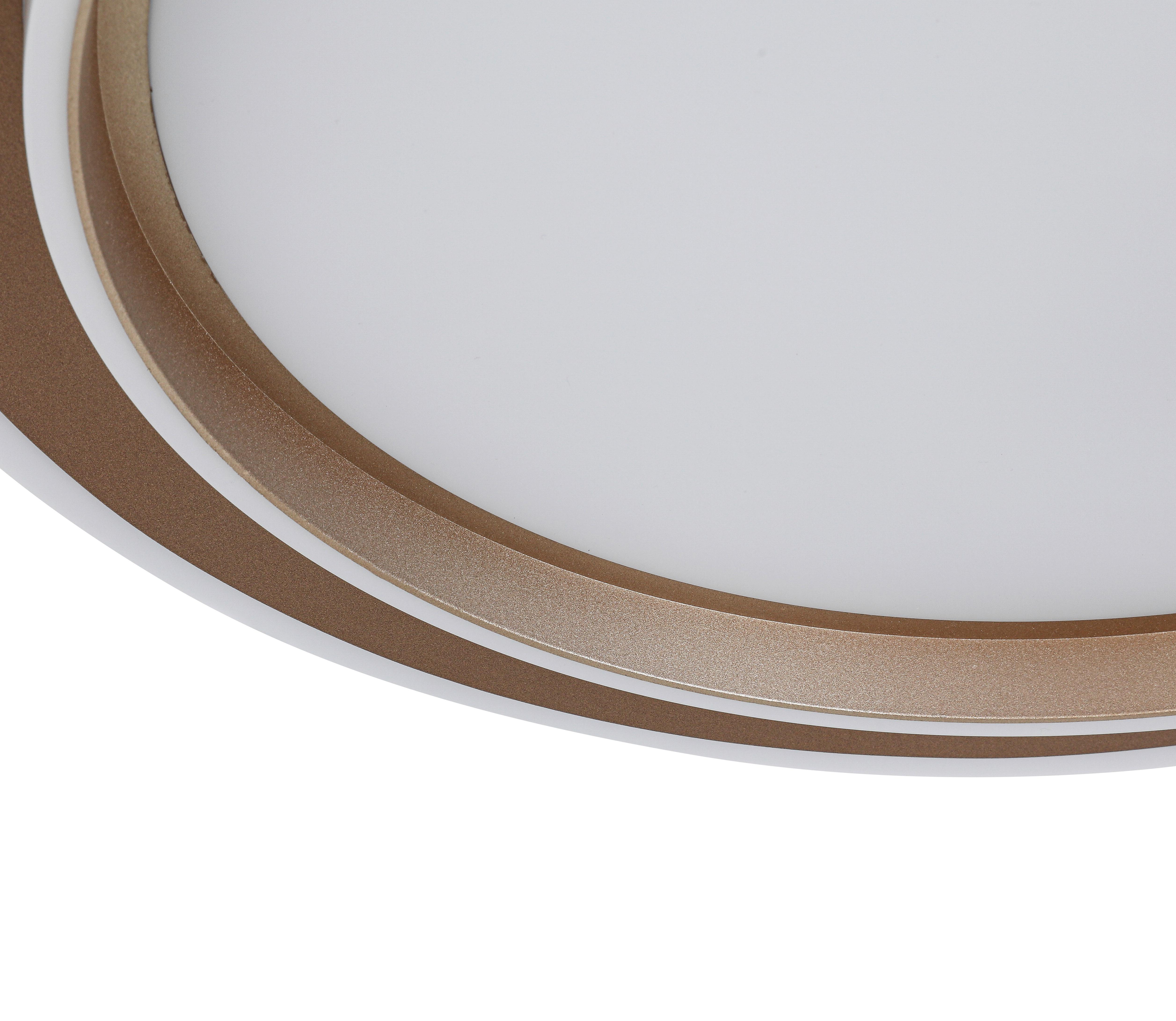 LED-TAKLAMPA PROL - vit/cappuccino, Modern, metall/plast (46/46/5cm) - Mömax