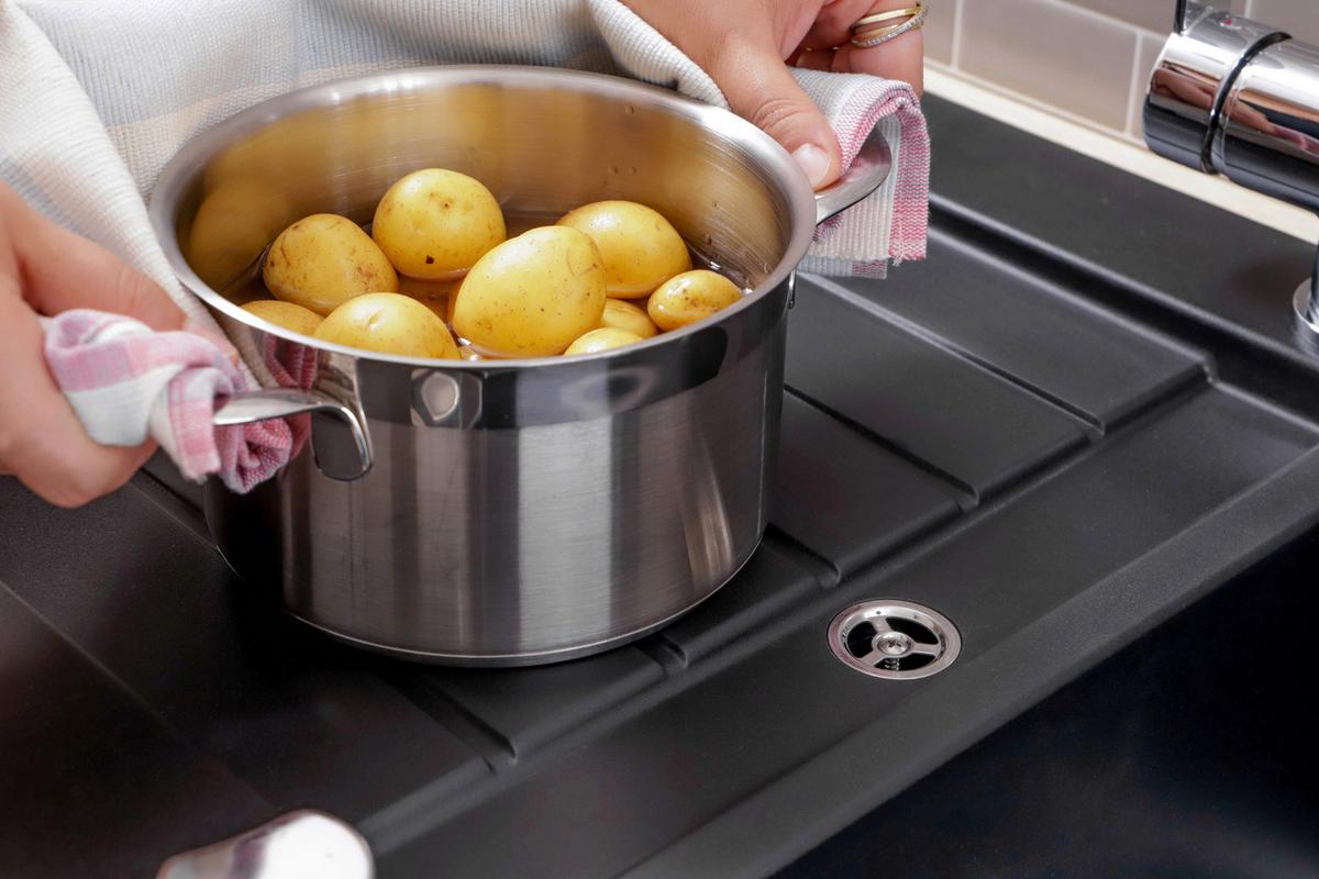 Pomivalno Korito Austin, 86x50cm - črna, Design, kamen (86/21/50cm) - Respekta