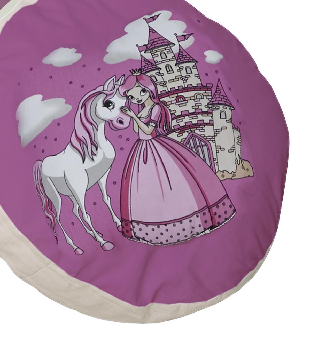 Okrasna Blazina Pferd, Roza, Bela - pink, Konvencionalno, tekstil (40/40cm) - MID.YOU